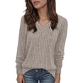 thumbnail image 1 of Ediodpoh Casual Long Sleeve Knit Sweater Jackets for Women Cardigan for Everyday Wear Comfortable and Soft Grey S, 1 of 5