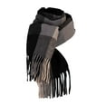 thumbnail image 1 of Riforla Christmas Fashionable Autumn and Winter Womens Neck Scarf Festive Holiday Season Accessory Black, 1 of 3