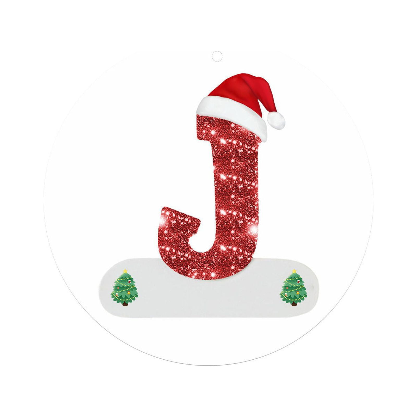 Ediodpoh Christmas Letter Ornaments Wooden Christmas Tree Ornaments