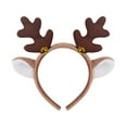 thumbnail image 1 of Ediodpoh Christmas Reindeer Headband with Ears Pie Headbuckle Hair Accessories for Childrens Dress up Props and Parties Coffee, 1 of 3