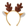 thumbnail image 1 of Ediodpoh Christmas Reindeer Headband with Ears Pie Headbuckle Hair Accessories for Childrens Dress up Props and Parties Khaki, 1 of 3