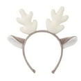 thumbnail image 1 of Ediodpoh Christmas Reindeer Headband with Ears Pie Headbuckle Hair Accessories for Childrens Dress up Props and Parties White, 1 of 3