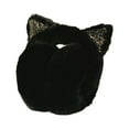 thumbnail image 1 of Riforla Cute Animal Earmuffs Winter Warm Outdoor Ear Covers Headband Earwarmer with Cat Ears Design Black, 1 of 4