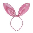 thumbnail image 1 of Ediodpoh Easter Glittery Large Bunny Ear Headband Sparkly Fabric Party Hair Accessory for Kids Adults and Festive Celebrations Pink, 1 of 2