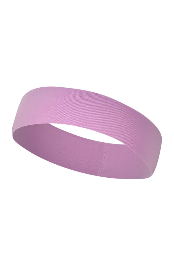 Elastic Hair Bands for Women Yoga Workout Running Sport Non Sweat Hair Wrap for Girls Purple