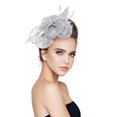 thumbnail image 1 of Fgnfyis Hats for Women Fascinators Pillbox Flower Hat with for Tea Party Wedding And Grey, 1 of 3