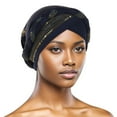 thumbnail image 1 of Ediodpoh Head Hat Cap Ethnic Bohemian Floral Hair Cover with Sequins Braids for Women Fashion Turban A, 1 of 4