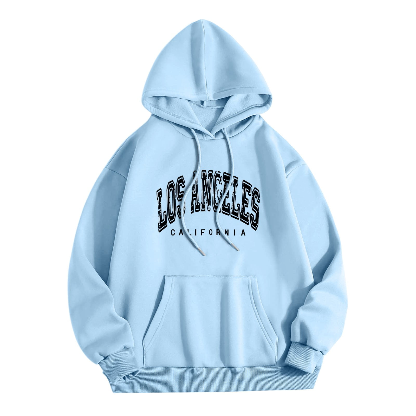 pale blue hoodie ladies