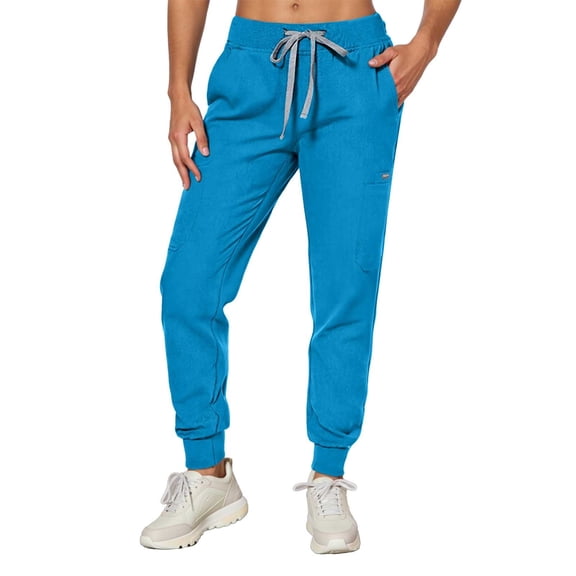 Ediodpoh Large Sized Workwear Casual Work Pants Women for Doctor and Summer Wear Loose and Comfortable Pants for Sports Blue XS