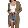 thumbnail image 1 of Ediodpoh Long Button Down Cardigan for Women Cozy Fall Winter Knit Sweater Open Front Duster Outerwear Casual Plus Size OTHER L, 1 of 5