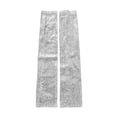 thumbnail image 1 of Ediodpoh Long Fingerless Sequins Reflective Gloves for Halloween Stage Nightclub and Performance Events Grey, 1 of 3