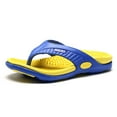 thumbnail image 1 of Ediodpoh Men Summer Beach Flip Flops Shoes Sandals Male Slipper Casual Flat Shoes Men Slippers Yellow 9.5, 1 of 8
