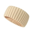 thumbnail image 1 of Ediodpoh Men and Women Elastic Knitted Headband Girls Sport Hairband for Running and Fitness Beige, 1 of 2