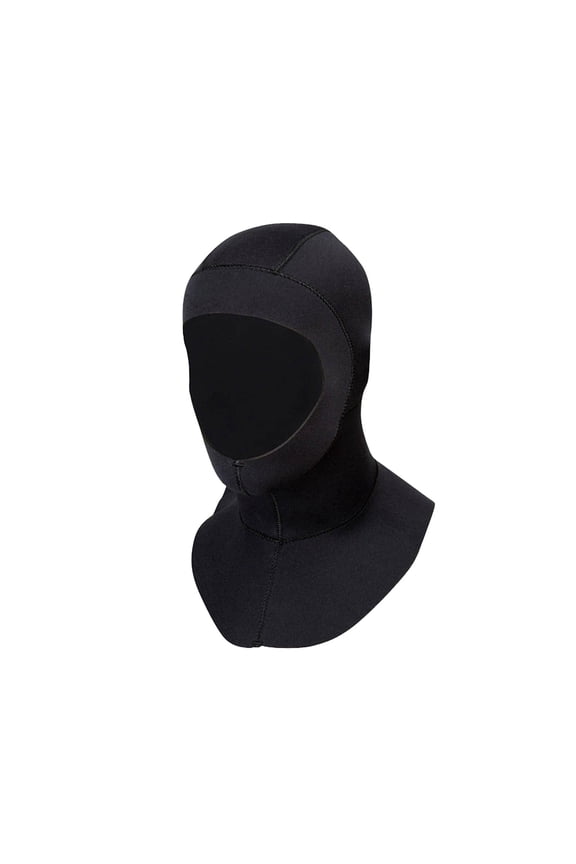 Men and Women Thermal Diving Cap for Winter Swimming Surfing Snorkeling and Sun Protection Black