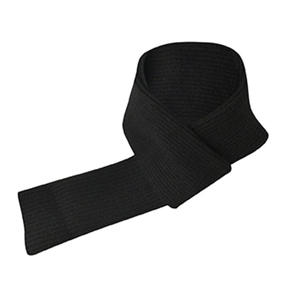 Ediodpoh Men and Women Thick Warm Solid Color Knit Wool Long Scarf Winter Neck Warmer and Versatile Korean Style Black