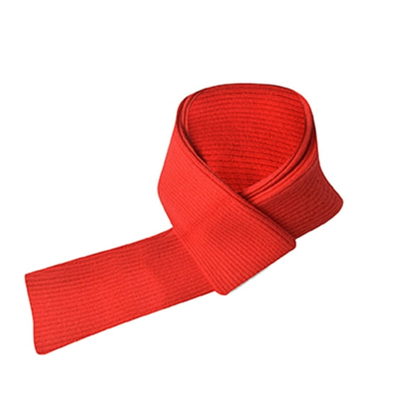 Ediodpoh Men and Women Thick Warm Solid Color Knit Wool Long Scarf Winter Neck Warmer and Versatile Korean Style Red