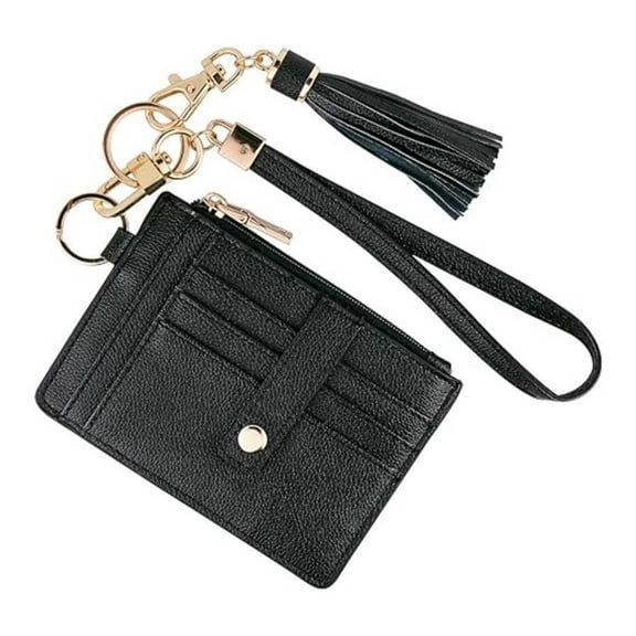 Ediodpoh Mini Wallet 2025 New Leather Blocking Card Holder Organizer Pocket Mini Wallet Black