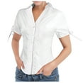 thumbnail image 1 of Ediodpoh Oktoberfest Maternity Blouse for Women Soft Comfortable Pregnancy Top Casual Daily Wear Stretchable Breathable Fabric Trendy Loose Fit Womens Tshirts White_007 XXXL, 1 of 9
