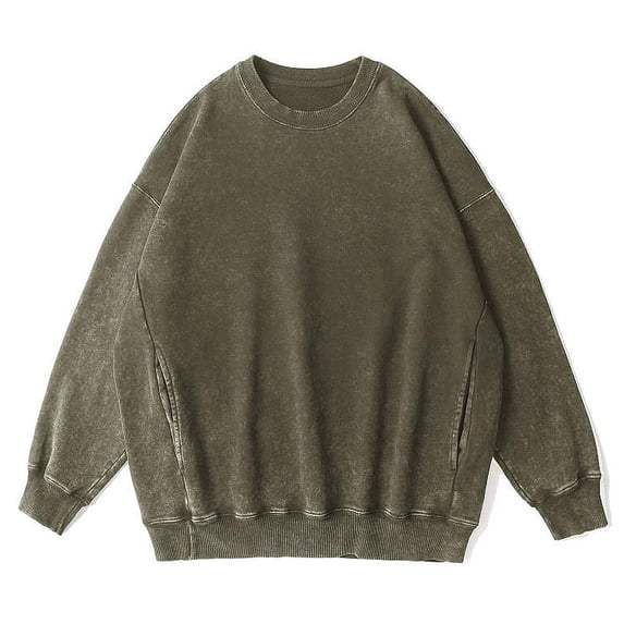 Ediodpoh Oversized Washed Pullover Hoodies for Women Loose Fit Baggy Basic Long Sleeve Sweatshirt Green L