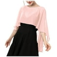 thumbnail image 1 of Ediodpoh Soft Chiffon Scarf Shawl Wraps for Dresses Womens Elegant Accessories For Pink, 1 of 6