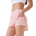 thumbnail image 1 of Ediodpoh Tennis Skirts Women Comfortable Breathable Fitness Yoga Skirt Sports High Waist Tennis Skirt with Skirts for Women Pink M, 1 of 9