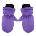 thumbnail image 1 of Ediodpoh Toddler Mittens Water-proof Skiing Gloves for Kids Baby Winter Snow with Windproof Design Purple, 1 of 1