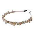 thumbnail image 1 of Riforla Versatile Rhinestone Headband for Women Handmade Elegant Hair Accessory for All Seasons and Special Events Light Pink2, 1 of 9