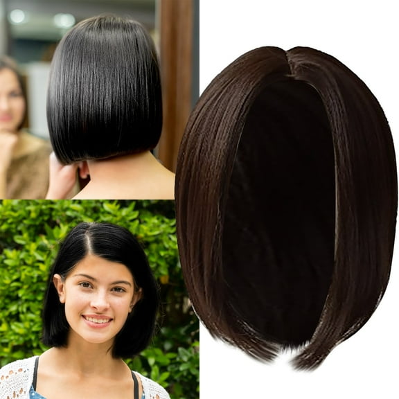 Ediodpoh Wigs Brazilian Straight Bob Human Hair Wigs for Black Women Knots Pre Plucked Wigs for Women Brown