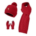 thumbnail image 1 of Ediodpoh Winter Warm Hat Scarf and Gloves Set for Baby Outdoor Cold Weather Protection Three Piece Set, 1 of 8