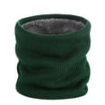 thumbnail image 1 of Riforla Women Men Winter Warm Collar Neck Warmer Thicken Soft Wrap Scarf Windproof and Cozy for Outdoor Green, 1 of 2
