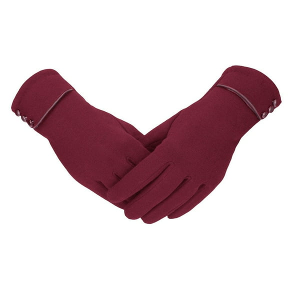 Ediodpoh Women S Touchscreen Gloves Winter Warm Thermal Soft Lined Thick Texting Gloves Windproof Driving Gloves for Ladies Womens Gloves Red