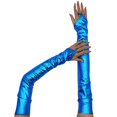 thumbnail image 1 of Fgnfyis Women Solid Color Satin Wedding Party Gloves with Hook Finger Design for Carnival and Formal Events BU2, 1 of 3
