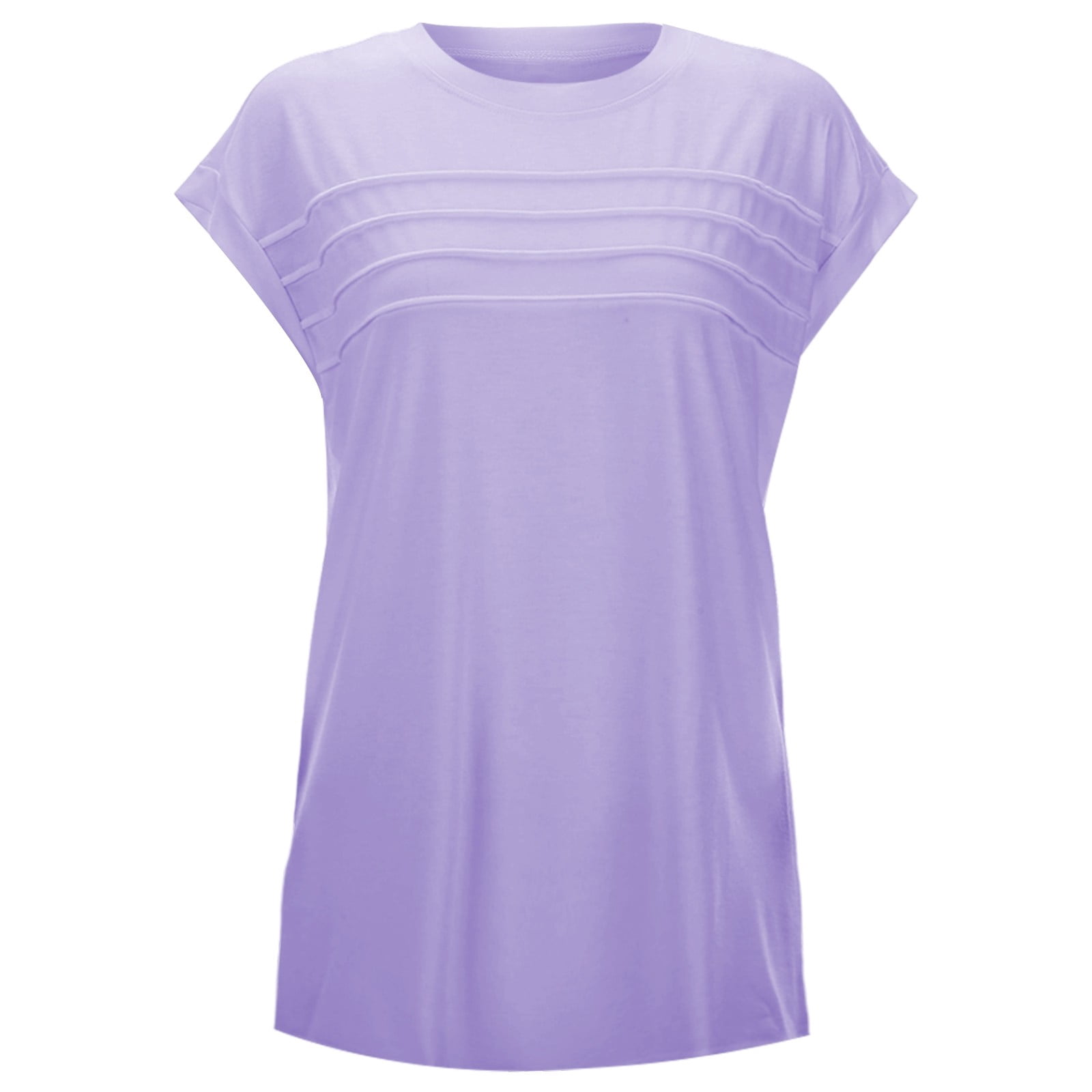Women Summer Casual Stripe Cotton O-Neck T-Shirt main image 1