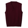 thumbnail image 1 of Ediodpoh Women's Knit Sweater Vest V Neck Sleeveless Pullover Thin Cardigan Casual Sweater Vest Women for Layering Stretchable Tops S, 1 of 3