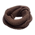 thumbnail image 1 of Fgnfyis Women's Thick Knit Two Loop Pullover Scarf Winter Warm Cable Neck Gaiter Cozy and Fashionable Khaki, 1 of 3