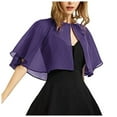 thumbnail image 1 of Riforla Womens Soft Chiffon Shawl Wraps for Evening Dress Wedding Cape Flapper Cover Up PP1, 1 of 3