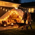 thumbnail image 1 of Edison Bulb String Lights Outdoor 16 Led Battery Operated String Lights with Remote for Patio Backyard Christmas Party Decor, 1 of 3