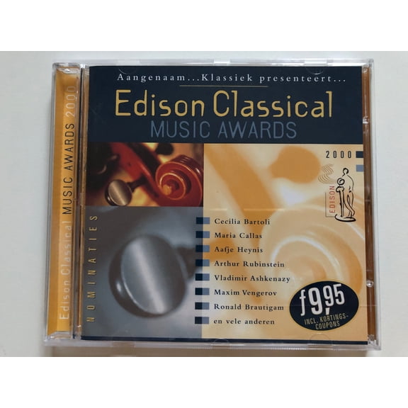Edison Classical Music Awards 2000 / Cecilia Bartoli, Maria Callas, Aafje Heynis, Arthur Rubinstein, Vladimir Ashkenazy, Maxim Vengerov, Ronald Brautigam, en vele anderen / Stichting CPG Audio CD 2000