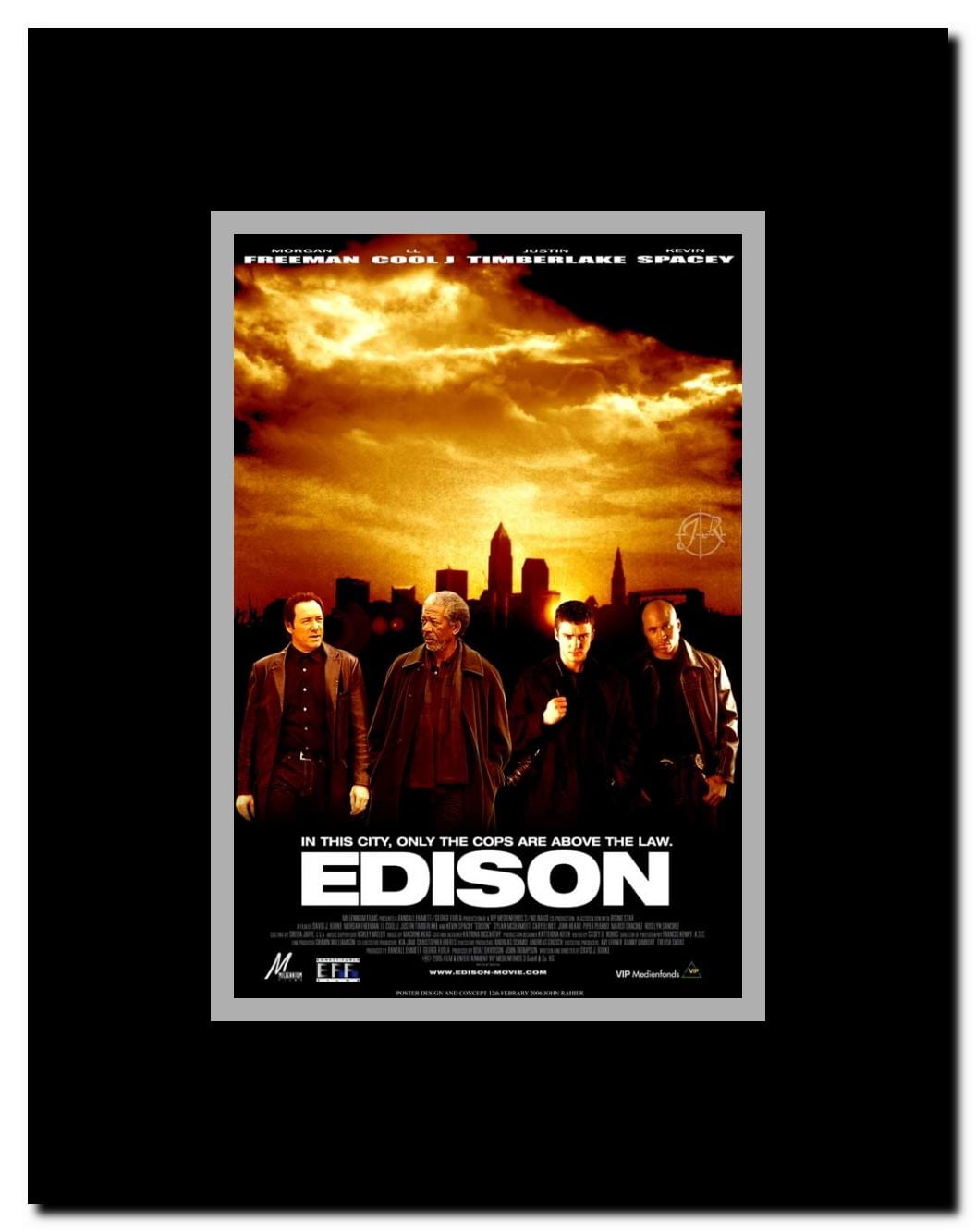 Edison Framed Movie Poster