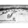 thumbnail image 1 of Edison Laboratory, 1880. /Nwinter Scene At The Edison Laboratory, Menlo Park, New Jersey, 1880. Sketch By Richard Felton Outcault. Poster Print by  (18 x 24), 1 of 1