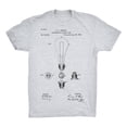 thumbnail image 1 of Edison Light Bulb Patent Patent 100% Cotton Premium T-Shirt, 1 of 1