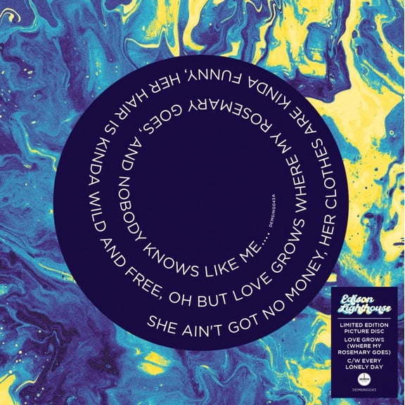 Edison Lighthouse - Love Grows (Where My Rosemary Goes) - Picture Disc 7-Inch Vinyl - Music & Performance