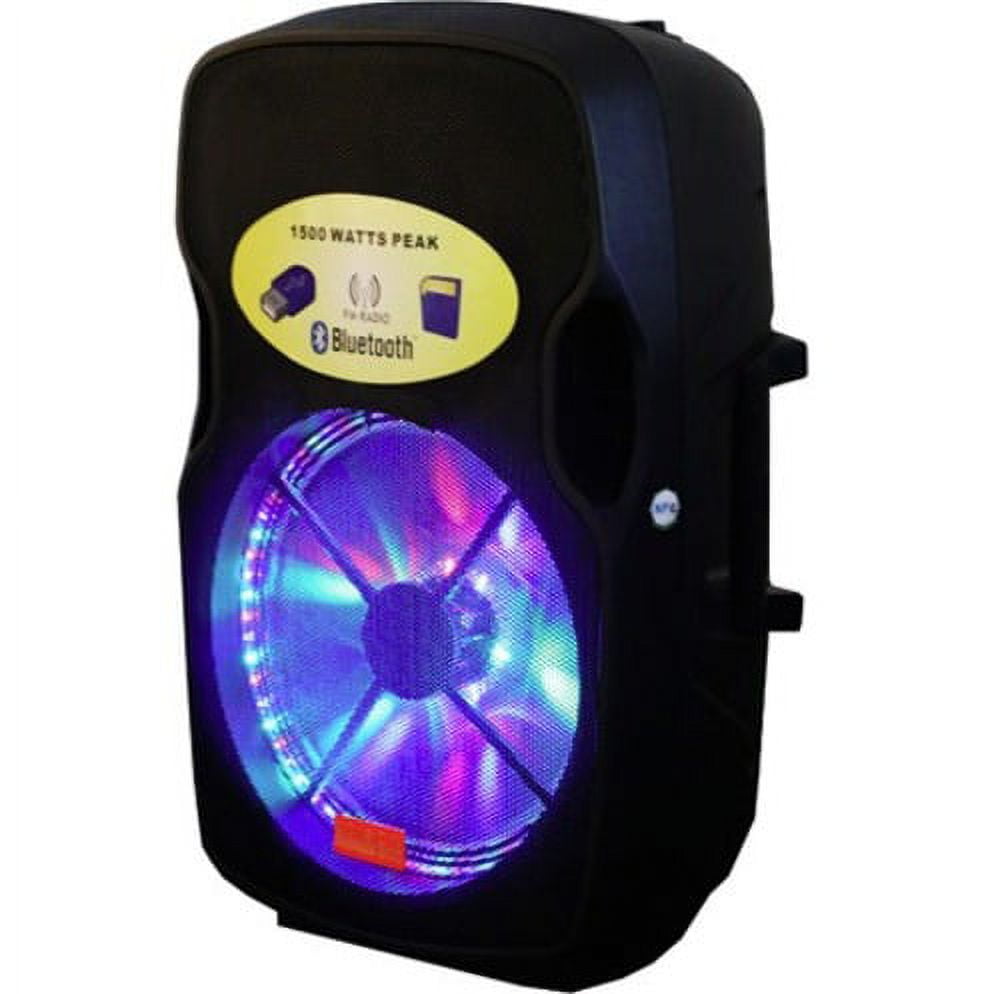 Edison Professional Portable Bluetooth Speaker with LED Lighting, EN