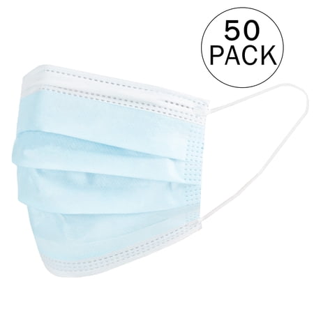 Edison Supply 3-Ply Non-Medical Disposable Face Masks for Kids, 50 Count