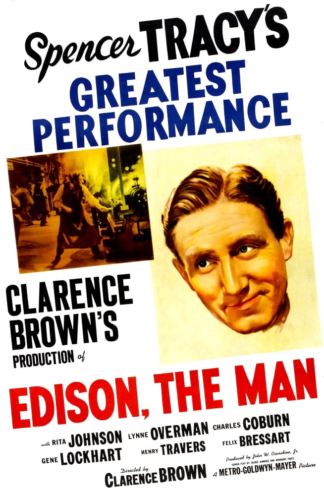 Edison The Man U Canvas Art - (24 x 36)