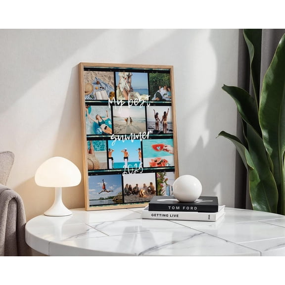 Editable Photo Collage, Canva Template, Film Photography Style, 8x12 UNFRAMED