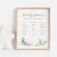 thumbnail image 1 of Editable Under The Sea Birthday Party Milestone Sign Ocean Animals First Second Year Stats Template Poster Poster, Unframed Size 8x12, 1 of 4