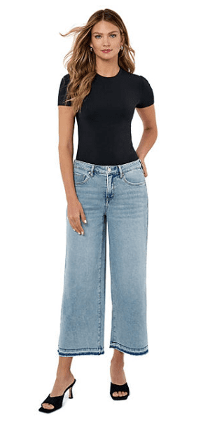Edited by Remi Bader Women's Size 14 Light Wash Wide Leg