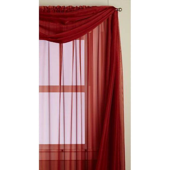 Editex 88PANEL8411 84 inch Monique Voile Panel in Cinnamon