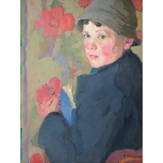 Edith Collier Little Schoolboy Of Bonmahon Extra Large Art Print Wall Mural Poster Premium XL